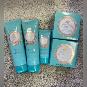 Perlier 5 Piece Golden Almond Lotion Bundle